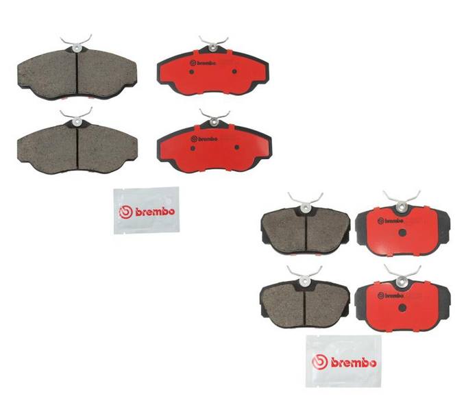 Land Rover Brakes Kit - Brembo Pads Front  and Rear (Ceramic) STC3685 - Brembo 1560374KIT